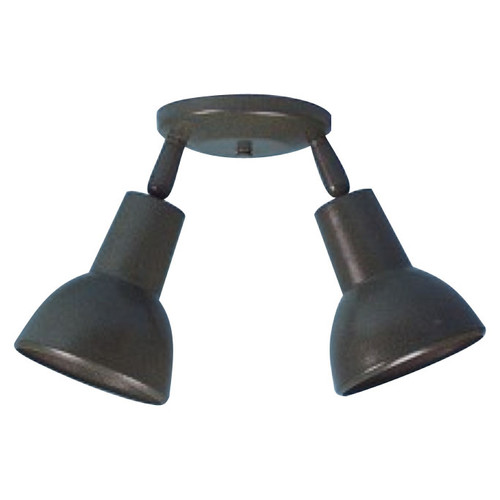 Double Bell-shade Ceiling Fixture