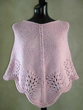 #28 Scalloped Edge Poncho PDF Knitting Pattern