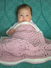 knitting pattern photo for #16 Chunky Knit Baby Blanket PDF Knitting Pattern