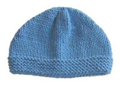knitting pattern photo for #17 Easy Adult Beanie PDF Knitting Pattern