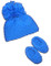 knitting pattern photo for #02 Chunky Baby Hat and Booties PDF Knitting Pattern