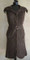 knitting pattern photo of #71 Intricately Cabled Long Vest Knitting Pattern
