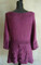 knitting pattern photo of #94 Cables and Flowers Top-Down Cardigan PDF Knitting Pattern