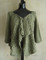 photo of #102 Drape-Front Top-Down Lace Cardigan PDF Knitting Pattern