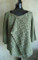 pinned photo of #102 Drape-Front Top-Down Lace Cardigan PDF Knitting Pattern