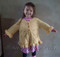 photo of #108 Girl's Ruffled Top-Down Cardigan PDF Knitting Pattern