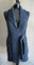 photo of #122 Tie-Front Cabled Long Vest PDF Knitting Pattern