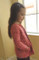 photo of size 4 on a 6-year old of #144 Three Flavor Delight Top-Down Cardigan PDF Knitting Pattern
