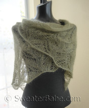 knitting pattern photo for #151 Samantha Featherweight Lace Shawl