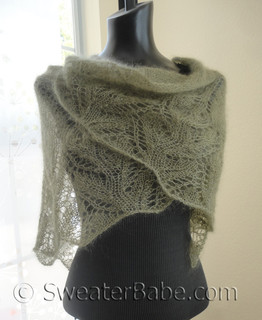 knitting pattern photo for #151 Samantha Featherweight Lace Shawl