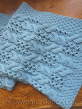 photo of #167 Simply Divine Baby Blanket knitting pattern