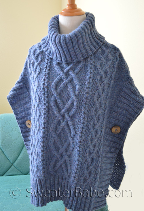 Knit Poncho Pattern Pdf Knitting Pattern