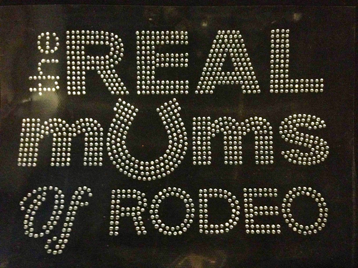 The Real Moms Of Rodeo Rhinestone Transfer Iron On - Texas Rhinestone