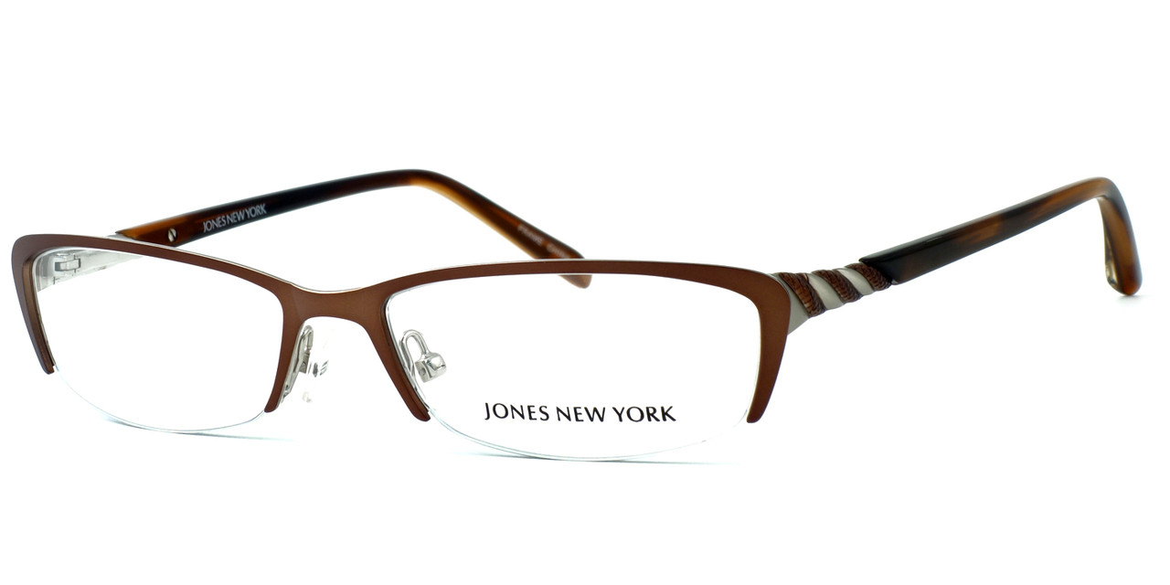 Jones New York Womens Designer Eyeglasses J469 in Brown ...