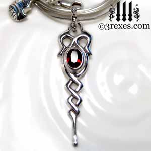 celtic-dripping-silver-necklace-garnet-stone celtic-dripping-silver-necklace-garnet-stone
