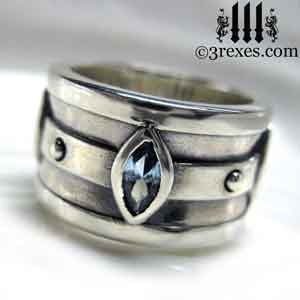 silver-moorish-marquise-engagement-ring-blue-topaz-stone-december-birthstone-3-rexes-jewelry