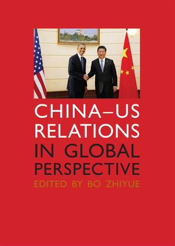 China - US Relations in a Global Perspective