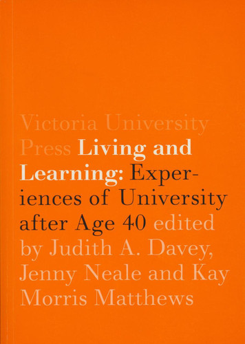 Living and Learning: Experiences of University after Age 40