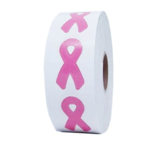 PINK RIBBON Body Stickers - 1000 ct.