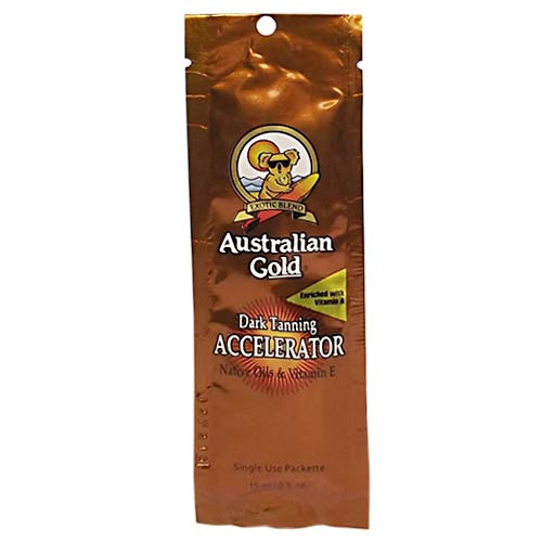 Australian Gold Dark Tanning ACCELERATOR Lotion - .5 oz. Packet