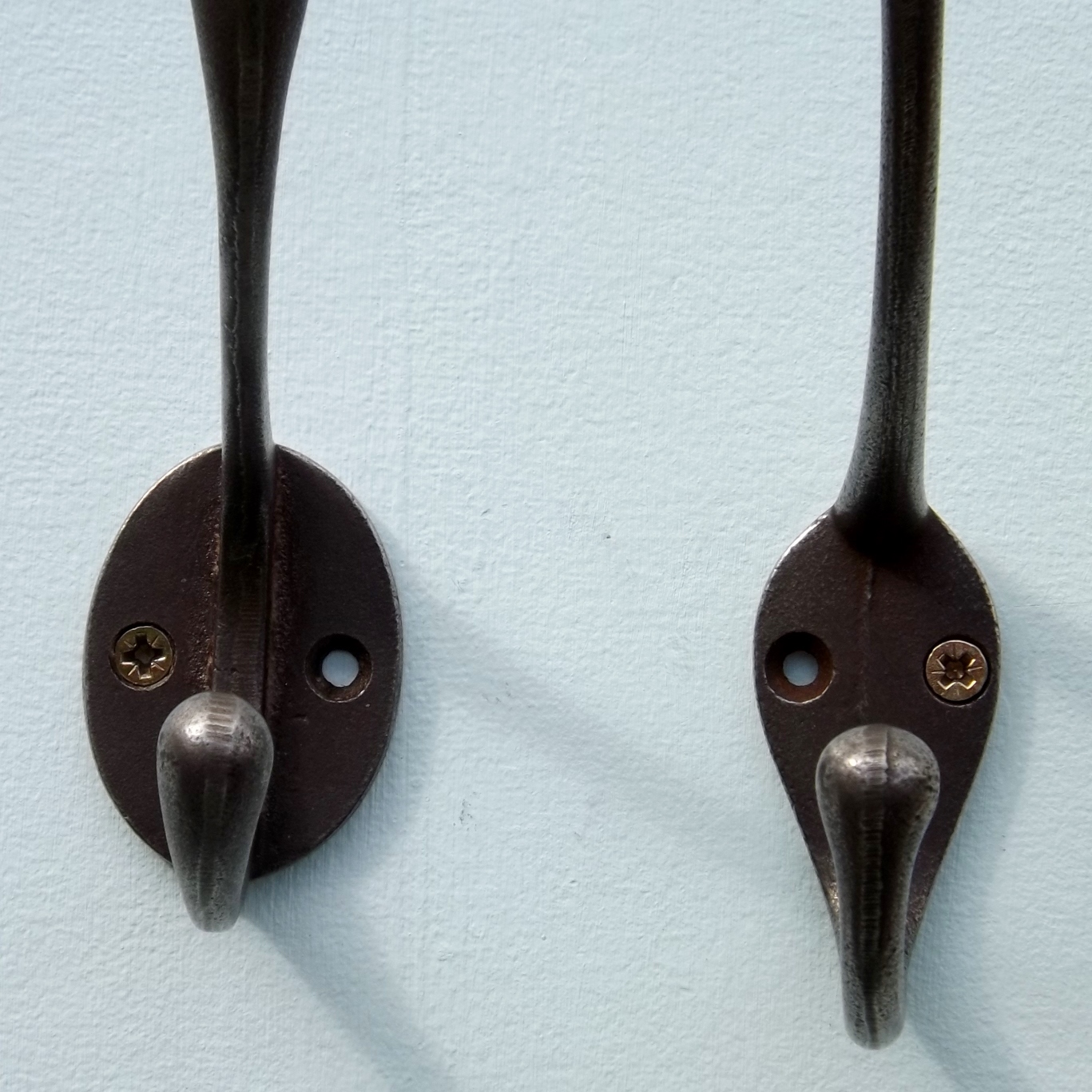 Victorian Style Cast Waxed Antique Iron Hat and Coat Hook LOVEHOOKS