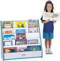 Jonti-Craft 3514JCWW Rainbow Accents Flush Back Pick A Book Stand