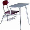 Capitol Seating 915 Legacy Series Combination Desk with Book Basket