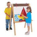 Jonti-Craft 0218JC Birch Double Adjustable Easel
