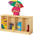 Jonti-Craft 4687JC Birch Stackable Open Lockers