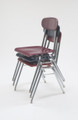 CDF 1217 V-Leg Stacking Chair 17.5"