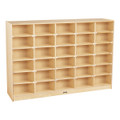 Jonti-Craft 4030JC Birch 30 Cubbie Single Storage Unit without Tubs