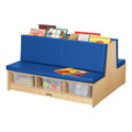 Jonti-Craft 37580JC Birch Blue Read a Round Couch