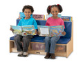 Jonti-Craft 37460JC Birch Blue Literacy Couch