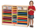 Jonti-Craft 27910JC Birch Mobile Paper Center