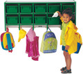 Jonti-Craft 0770JC Rainbow Accents Coat Locker Large Wall Mount without Trays