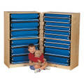 Jonti-Craft 0608JC Birch Fold n Lock Mat Storage