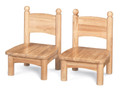 Jonti-Craft 8947JC2 Wooden Chairs Set of Two 7 inch High