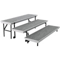 National Public Seating TP72 Three Level Transport Choral Risers