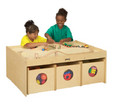 Jonti-Craft 5752JC Birch Activity Table with 6 Bins