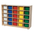 Wood Designs WD16003 Storage Unit with 25 Assorted Trays