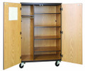 Mobile 1000 Series Teacher Storage 1085-CL Ironwood Manufacturing