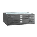 Safco 4998 Steel 5-Drawer Flat File for 36" x 48" Documents