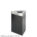 Safco 9550 Trifecta Recycling Receptacle 26 Inches