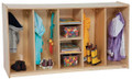 Wood Designs WD53080 Tip Me Not 4 Section Locker 36 inch high