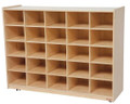 Wood Designs WD16009 25 Cubbie Storage without Trays