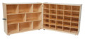 Wood Designs WD23609 Half and Half 25 Tray Storage without Trays