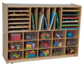 Wood Designs WD14001 Multi Storage with Clear Trays