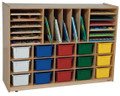 Wood Designs WD14003 Multi Storage with Assorted Trays