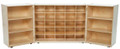 Wood Designs WD25509 25 Tray Tri Fold Storage without Trays