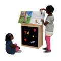 Wood Designs WD44100 Big Book Display and Storage with Flannel